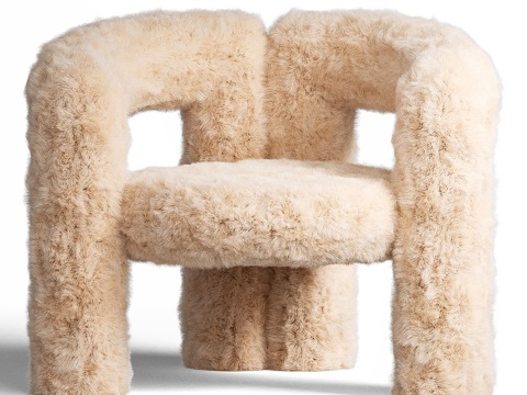 modern plush chair Lounge Chair