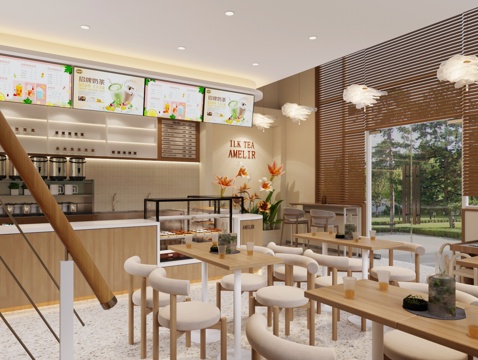 Modern Milk Tea Shop