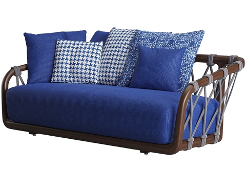 Blue sofa Outdoor sofa