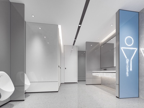 Modern Public Toilet Shopping Mall Toilet