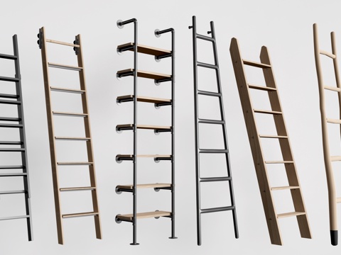 Modern Ladder Climbing Ladder Escalator Wooden Ladder