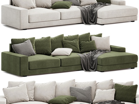 Multi-person sofa Corner sofa