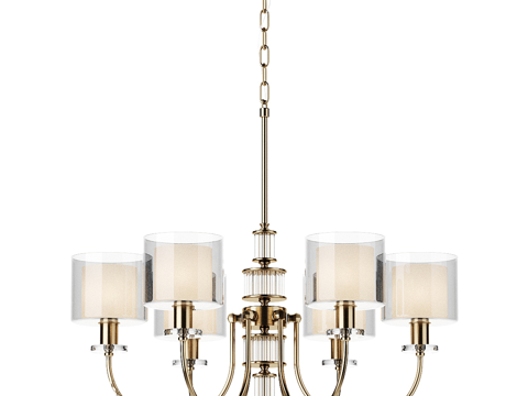 Modern minimalist chandelier multi-head chandelier