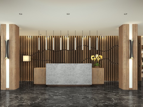 Modern Hotel Lobby