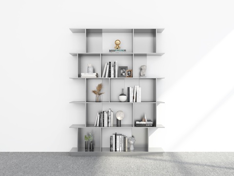 Modern Bookshelf Display Rack