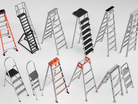 Modern folding ladder climbing ladder escalator