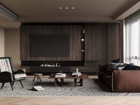 Mid-century Style Living Room