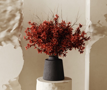 Vase floral arrangement