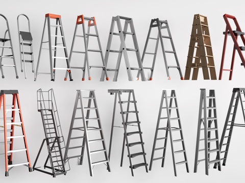 Modern folding ladder climbing ladder escalator