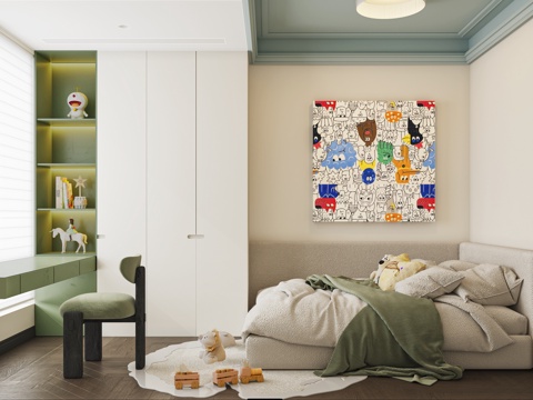 French Minimalist kids Bedroom Children's Room