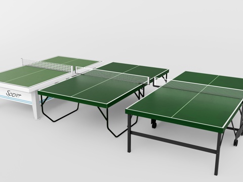 Modern table tennis table