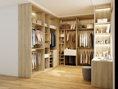 Log Style cloakroom