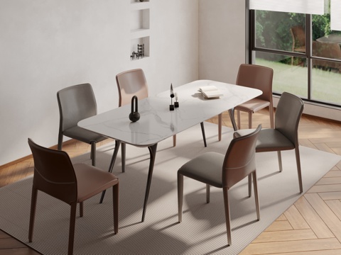 Modern Dining Table and Chair