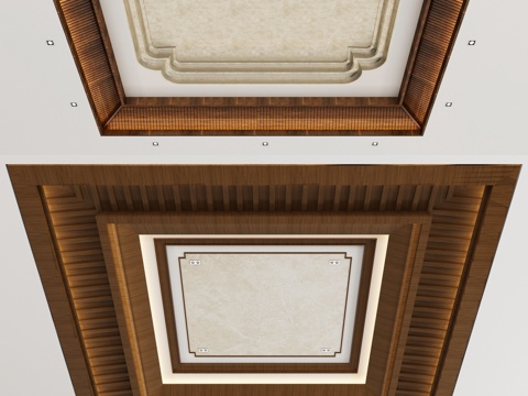 Neo-Chinese Style Ceiling Wooden Ceiling