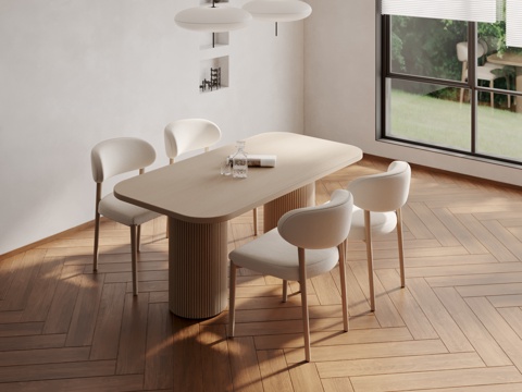 Modern Dining Table and Chair