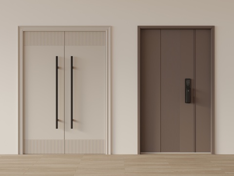 Modern security door entry door security door opposite door double door door