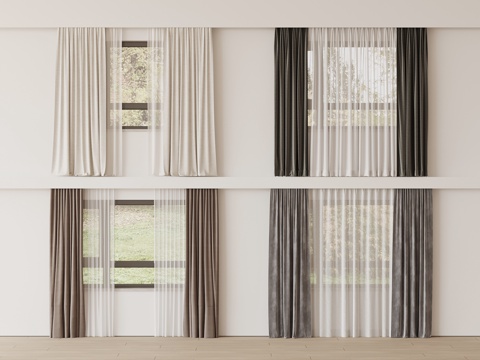 Modern Curtain Window Screen