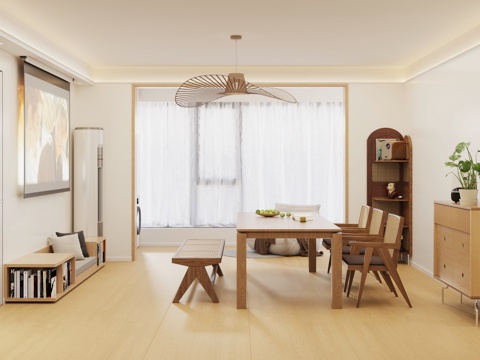 Log Style DiningRoom