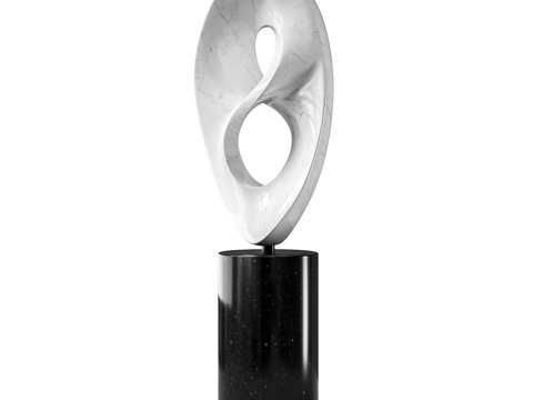 Modern abstract sculpture ornaments