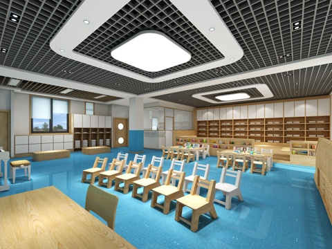 Modern Training Room Kindergarten Classroom