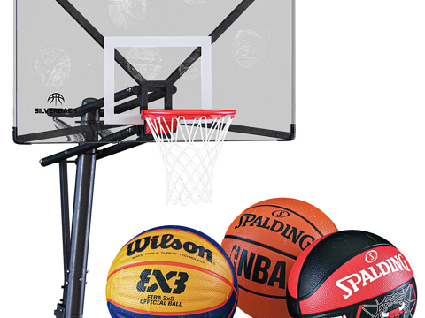 Modern portable basketball stand