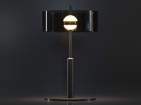 Modern glass table lamp