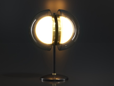 Modern glass table lamp