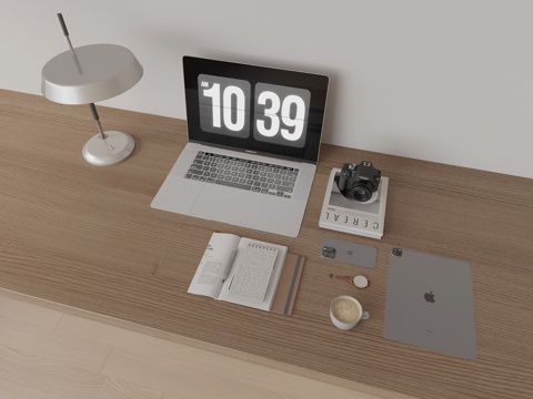 Modern Desk Ornaments Laptop Lamp