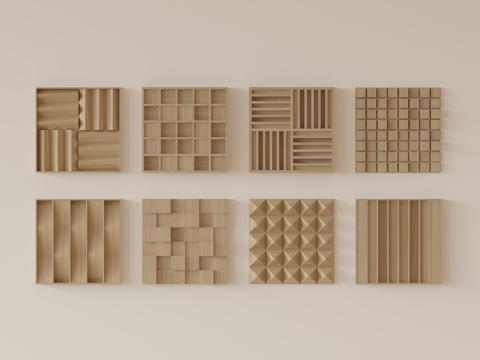 Modern Acoustic Panel, Panel, Mold Panel