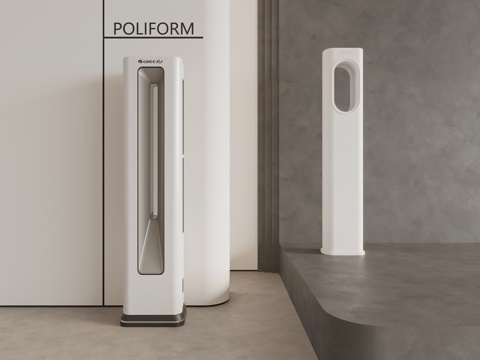 Modern vertical air conditioner air purifier