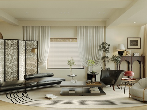 Mid-century Style Living Room