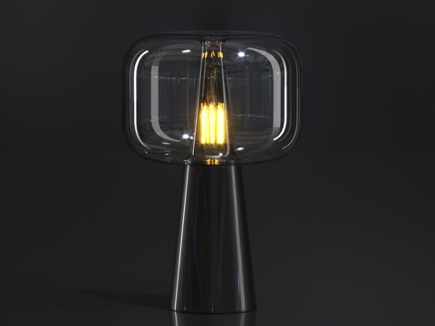 Modern glass table lamp