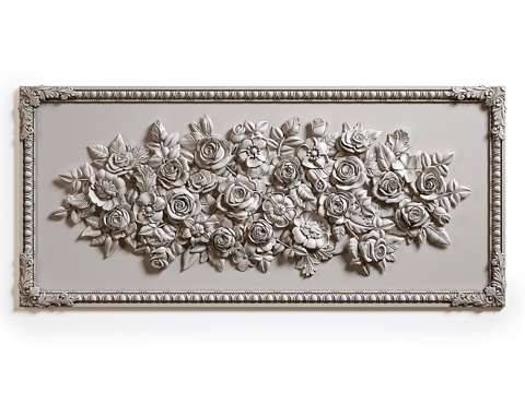 French carved wall decoration