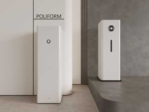 Modern vertical air conditioner air purifier