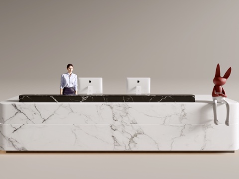 Modern Company Front Desk Service Desk