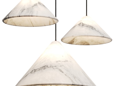 Marble chandelier