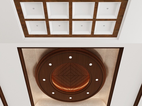 American Style Ceiling Solid Wood