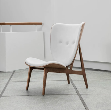 Nordic Solid Wood Lounge Chair