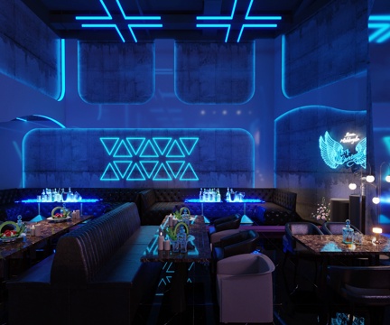 Modern Bar Night Club Disco