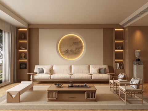 New Chinese Living Room