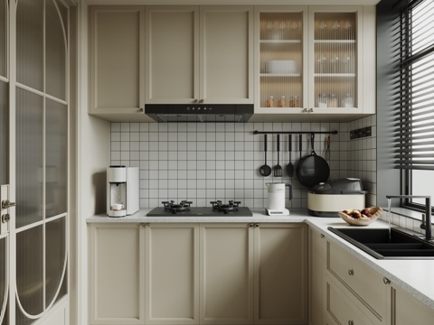 French Retro Kitchen