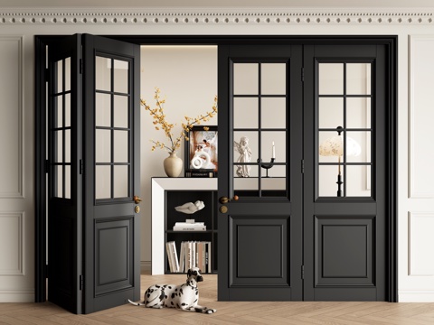 French folding door glass sliding door sliding door