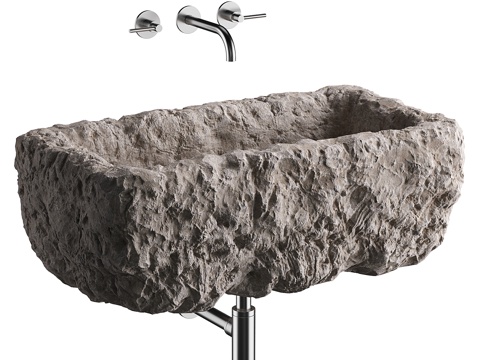 Modern stone basin