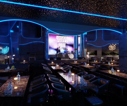 Modern Bar Night Club Disco