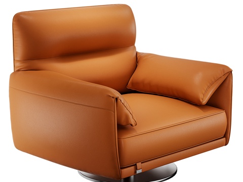 Modern Leather Sofa Single Sofa