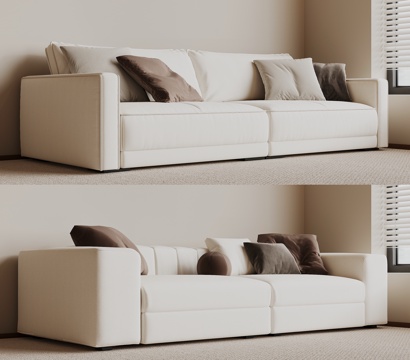 Modern double sofa