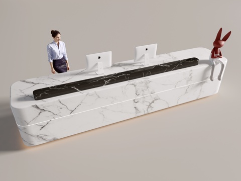 Modern Company Front Desk Service Desk