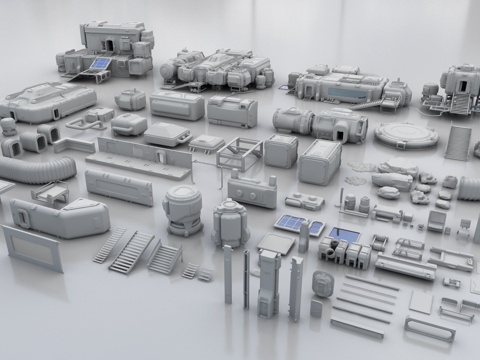 Space Base Equipment Space Base Solar Panel