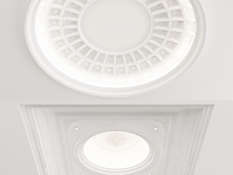 European-style round ceiling