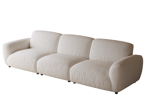 Cream Style three sofa